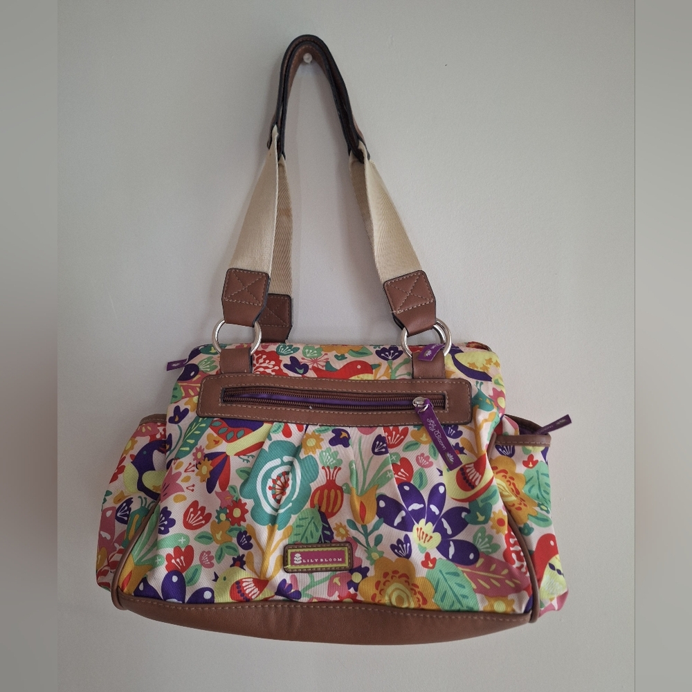 Lily Bloom Multicolor Floral Bag